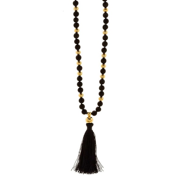 Gorjana Drusy Tassel Necklace NWT - Picture 2 of 5